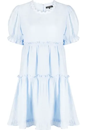 tout a coup Gestuftes Kleid mit kurzen Ärmeln