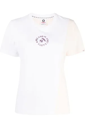 A Bathing Ape T-Shirt mit Logo-Stickerei