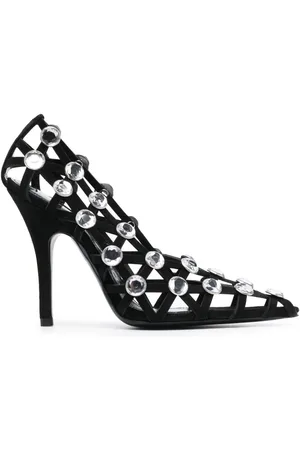 The Attico Pumps mit Strass 105mm