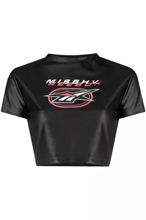 Reebok Damen Shirts - Cropped-T-Shirt mit Logo