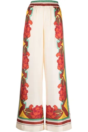 La DoubleJ Palazzohose mit Blumen-Print