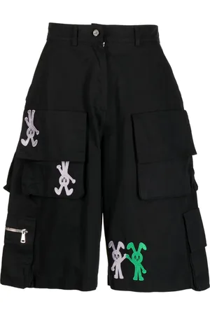 Natasha Zinko Shorts mit Logo-Stickerei