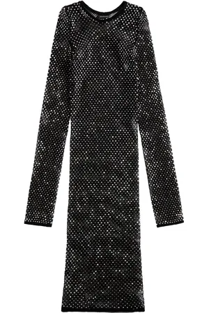 Balenciaga Minikleid mit langen Ärmeln