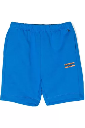 Calvin Klein Shorts - Logo-print cotton track shorts