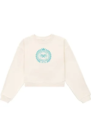 Sporty & Rich Cropped-Sweatshirt mit Logo-Print