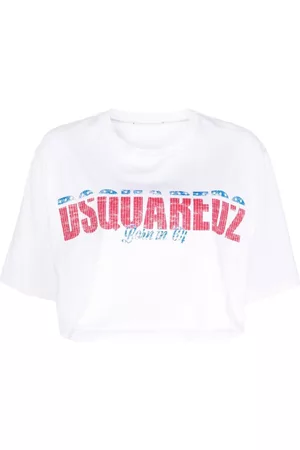 Dsquared2 Damen Shirts - Distressed logo-print T-shirt