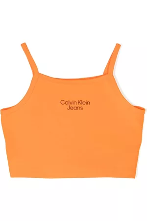 Calvin Klein Shirts - Logo-print cropped tank top
