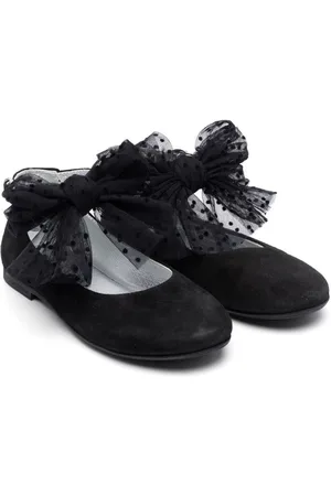 MONNALISA Ballerinas mit Schleife aus Tüll