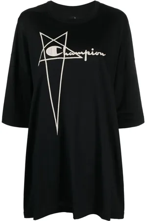 Rick Owens T-Shirt mit Logo-Stickerei