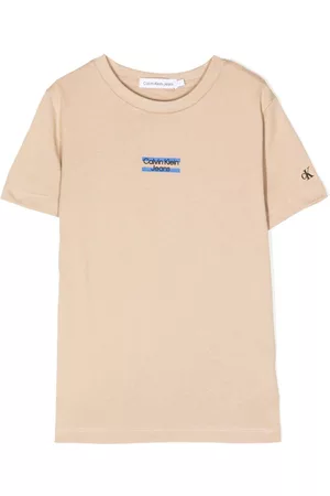 Calvin Klein Jungen Shirts - Logo-print detail T-shirt