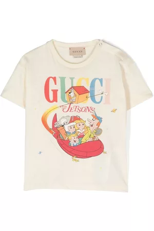 Gucci Jungen Shirts - Graphic-print cotton T-shirt