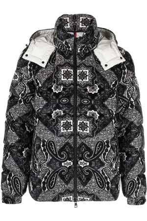 Moncler Kapuzenjacke mit grafischem Print