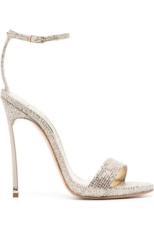 Casadei Sandalen im Metallic-Look 120mm