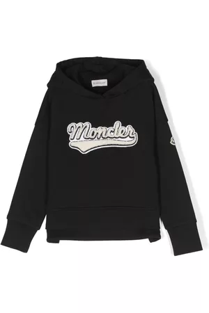 Moncler Sweatshirts - Appliqué-logo hoodie