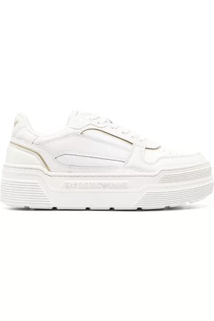EA7 Damen Schnürschuhe - Lace-up platform sneakers