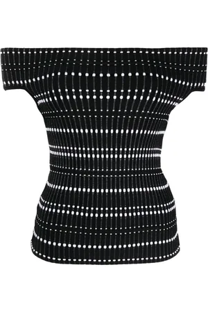 Alexander McQueen Schulterfreies Oberteil