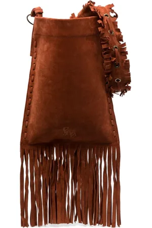 Paula Schultertasche mit Fransen