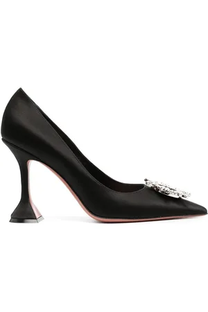 Amina Muaddi Begum Pumps mit Kristallen 95mm