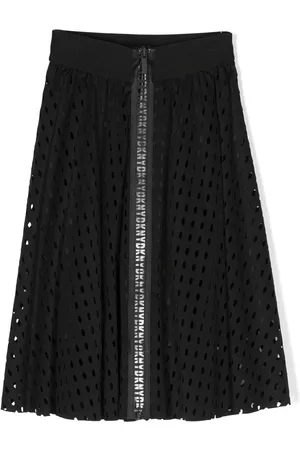 DKNY Mädchen Röcke - Cut-out pleated skirt