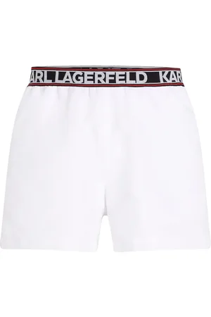 Karl Lagerfeld Essential Badeshorts mit Logo-Print