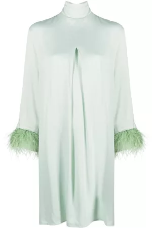 Sleeper Damen Partykleider - Party Shirt feather-trim minidress