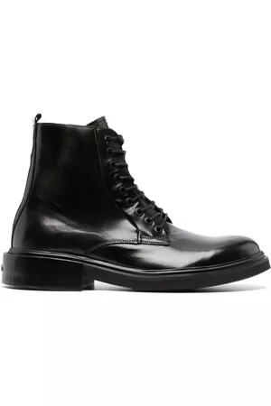 Calvin Klein Herren Stiefel - Leather lace-up boots