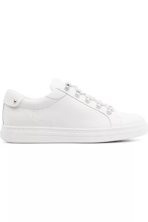 Jimmy Choo Damen Schnürschuhe - Lace-up stud-detailing sneakers