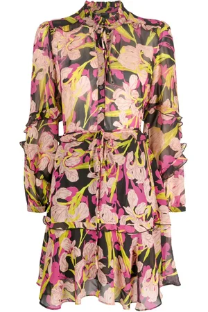Pinko Minikleid mit Blumen-Print