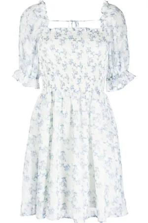 B+AB Minikleid mit Blumen-Print