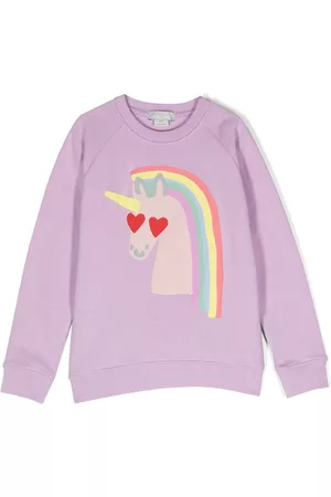 Stella McCartney Sweatshirts - Unicorn-print cotton sweatshirt