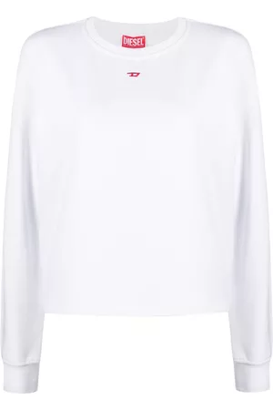 Diesel Damen Sweatshirts - Logo-embroidered sweatshirt