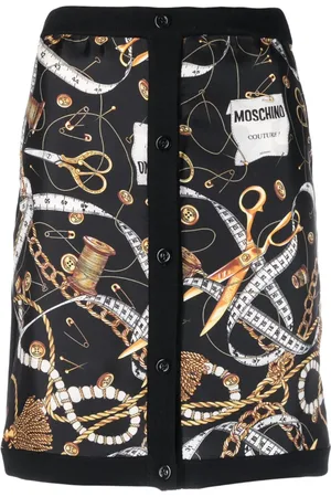 Moschino Minirock mit grafischem Print