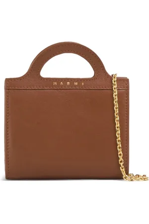 Marni Tropicalia Portemonnaie mit Logo-Stempel