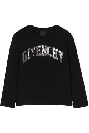 Givenchy Langarmshirt mit Pailletten-Logo