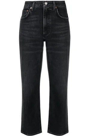 AGOLDE Tief sitzende Cropped-Jeans