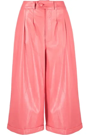 LISKA Cropped-Hose aus Leder