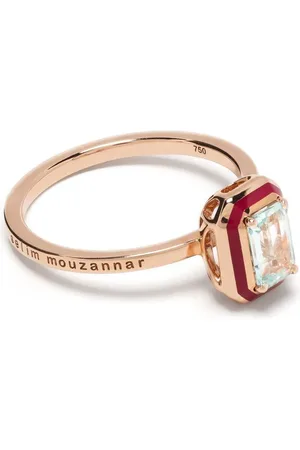 SELIM MOUZANNAR 18kt Mina Rotgoldring mit Turmalin