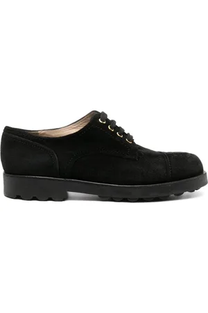 CHANEL 2000s Schnürschuhe mit CC-Prägung