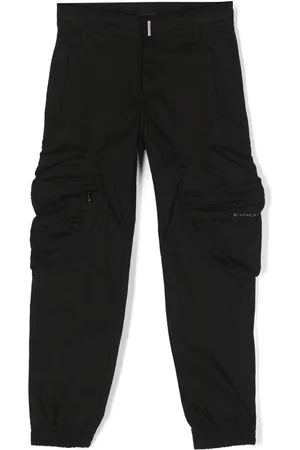 Givenchy Hose aus Gabardine mit Logo-Schild