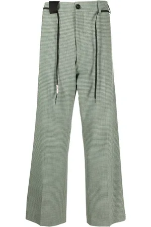 Marni Weite Hose mit Karomuster