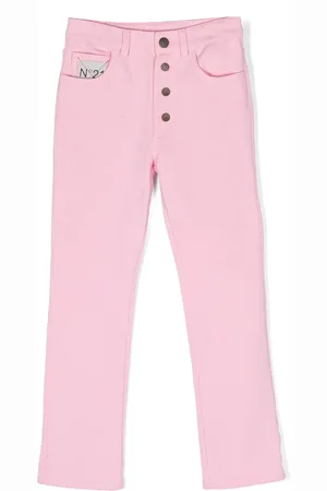Nº21 Halbhohe Straight-Leg-Jeans