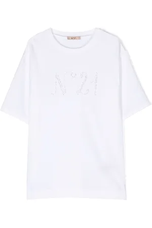Nº21 T-Shirt mit Logo-Verzierung