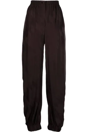 The Attico Weite Hose mit Logo-Print