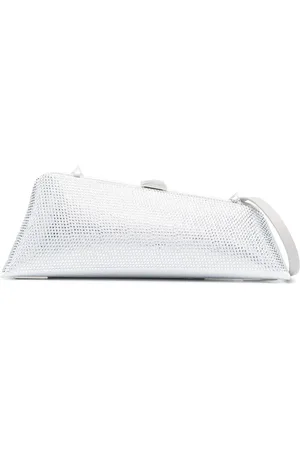 The Attico Clutch mit Kristallen