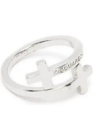 Dsquared2 Ring mit Logo-Gravur