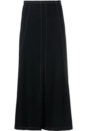 Stella McCartney Midirock mit Schlitz
