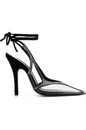 The Attico Pumps mit Kristallen 100mm