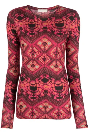 ULLA JOHNSON T-Shirt mit abstraktem Print