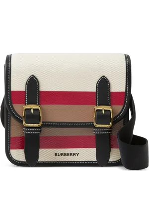 Burberry Gestreifte Satteltasche