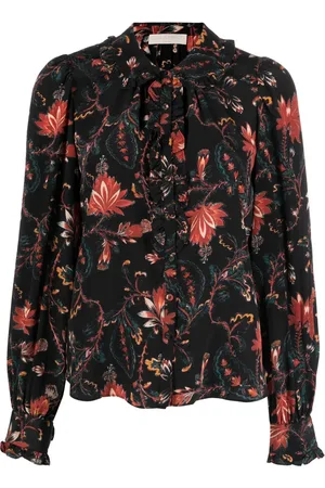 ULLA JOHNSON Bluse mit Blumen-Print